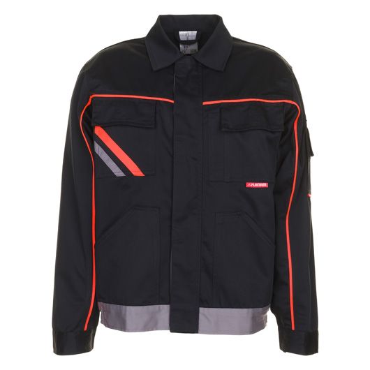 Planam Visline V2 Bundjacke, 2481, schwarz/orange, Größe 118