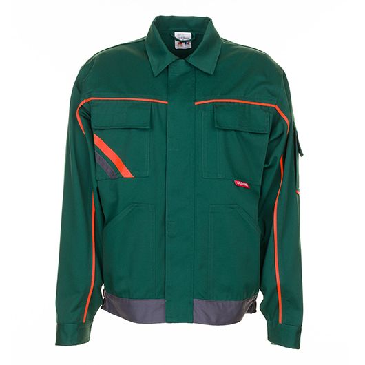 Planam Visline V2 Bundjacke, 2482, grün/orange, Größe 114