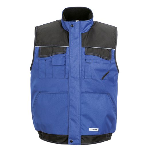 Planam Outdoor Dust Weste Herren, 3321, blau/schwarz, Größe 3XL