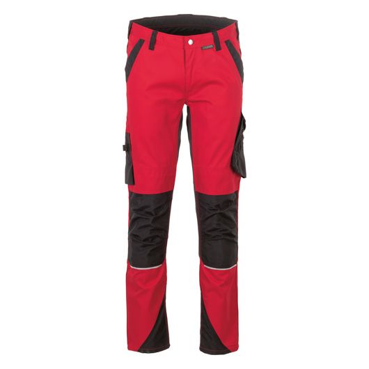 Planam Norit Bundhose Herren, 6407, rot/schwarz, Größe 28