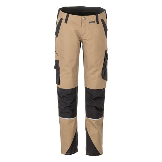 Planam Norit Bundhose Damen, 6413, braun/schwarz