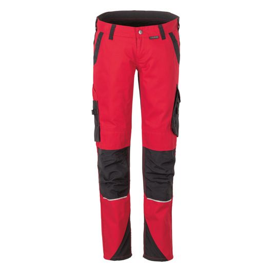 Planam Norit Bundhose Damen, 6417, rot/schwarz, Größe 44