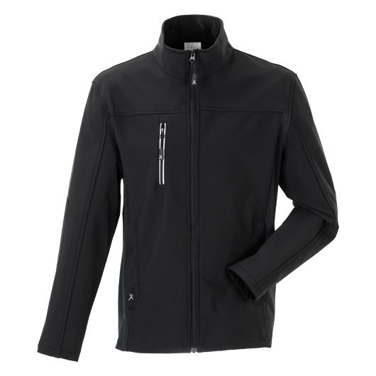 Planam Norit Pure Softshelljacke Herren, 6435, schwarz, Größe 90