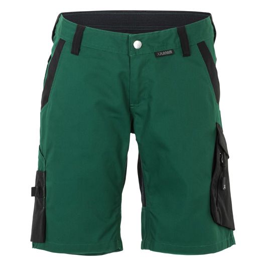 Planam Norit Shorts Damen, 6464, grün/schwarz, Größe S