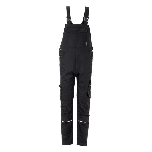 Planam Norit Latzhose Herren, 6520, schwarz, Größe 110