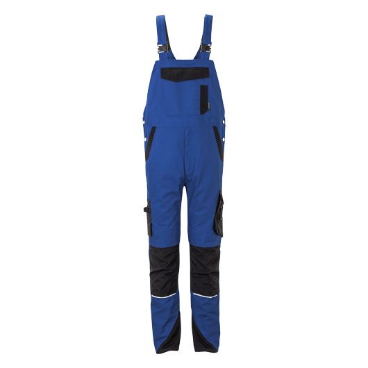 Planam Norit Latzhose Herren, 6522, blau/schwarz, Größe 56