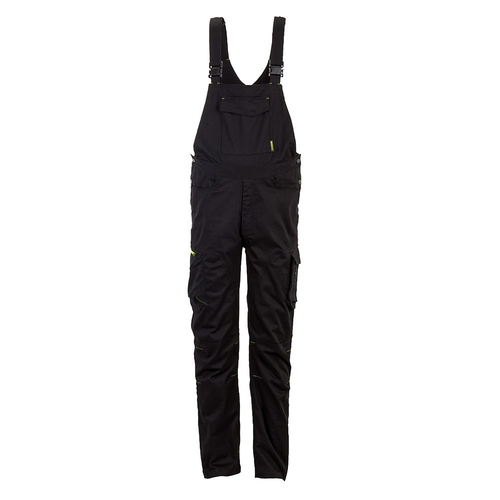 PLANAM Stretchline Latzhose, Herren, 6620, schwarz, Größe 64