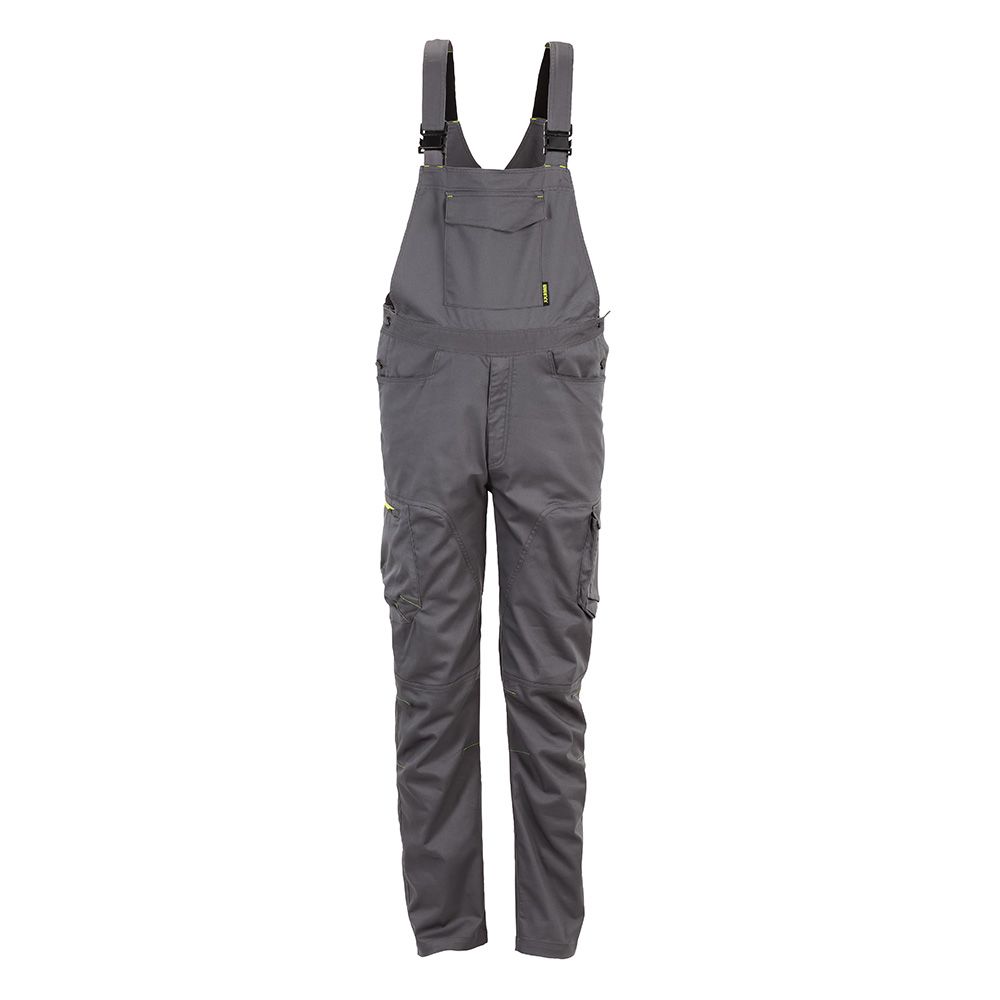 PLANAM Stretchline Latzhose, Herren, 6621, grau, Größe 44