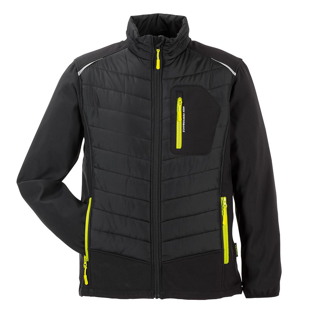 PLANAM Stretchline Winterjacke, Herren, 6680, schwarz, Größe M