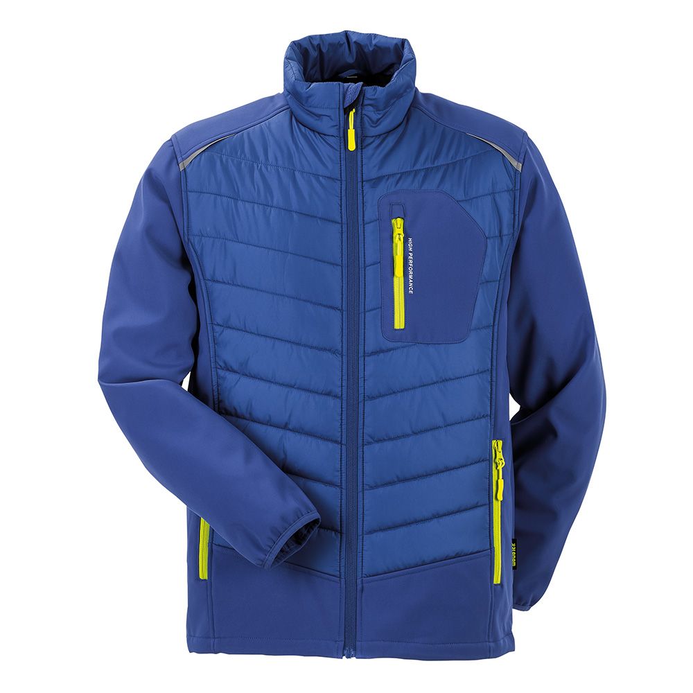 PLANAM Stretchline Winterjacke, Herren, 6683, blau, Größe M