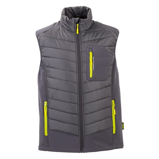 PLANAM Stretchline Winterweste Herren, 6691, grau