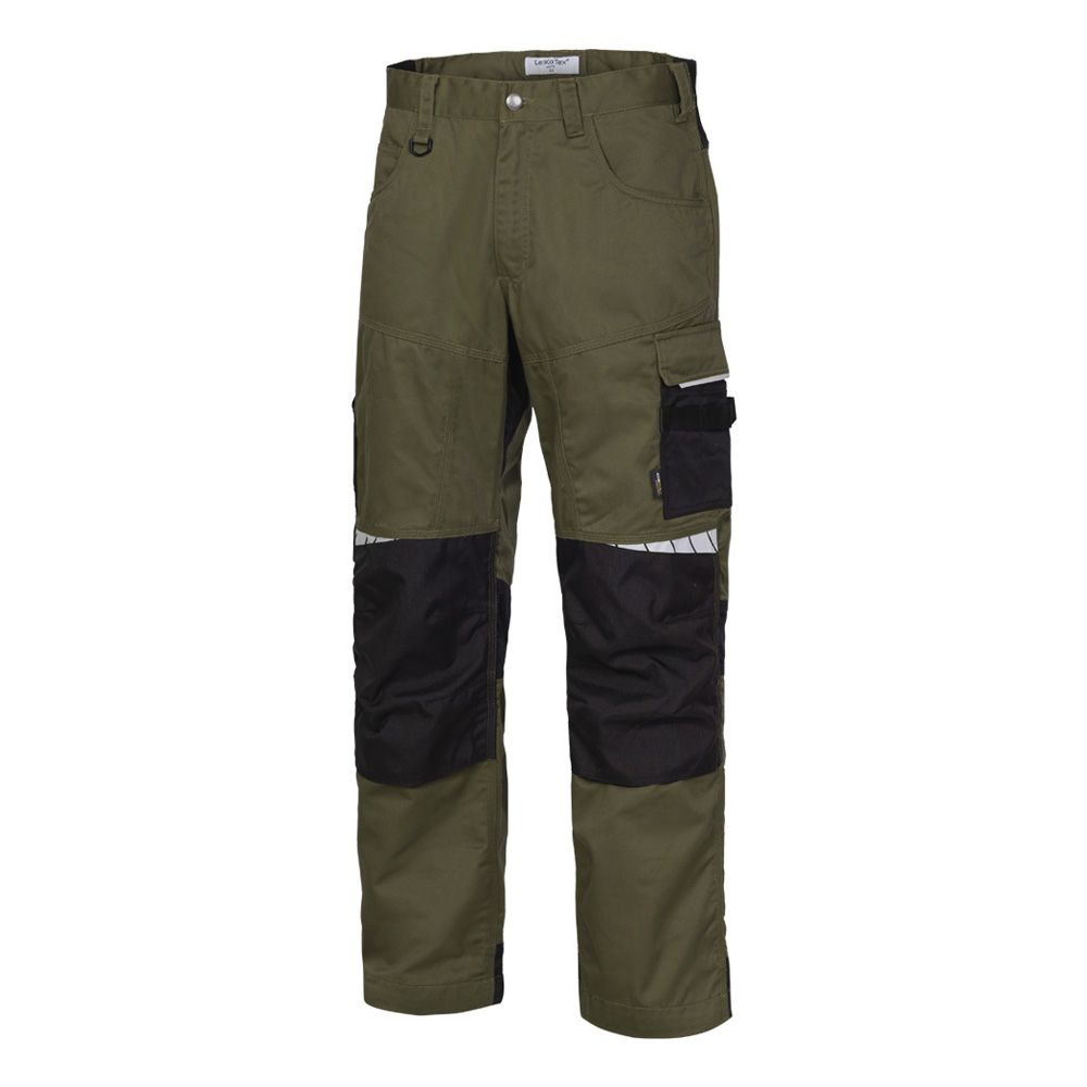 LeiKaTex® work Bundhose, 108000, oliv, mit CORDURA® Verstärkung, Größe 24