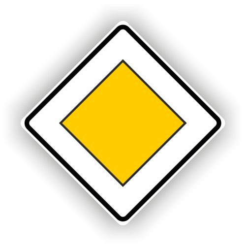 Verkehrsschild VZ251, Verbot für Kraftwagen, Alu, RA1, 420 mm Verkehrsschild VZ251, Verbot für Kraftwagen, Alu, RA1, 420 mm