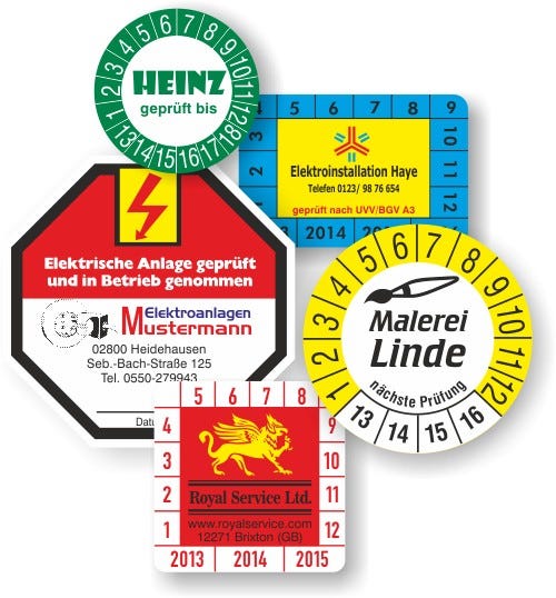 Prüfplaketten 2013 - Größer, individueller, hochwertiger