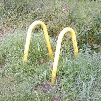 NEU: Gelbe Schutzbügel für Messpunkte