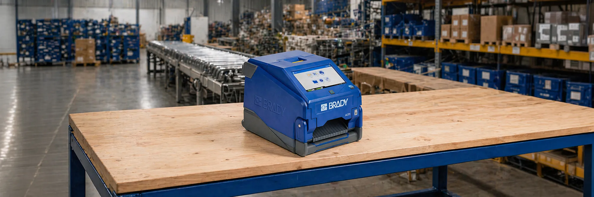 Der Brady i4311: Industrieller Etikettendruck
