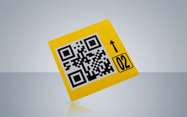 Lagerkennzeichnung mit QR-Code