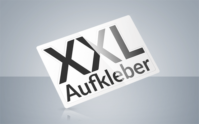 XXL-Aufkleber