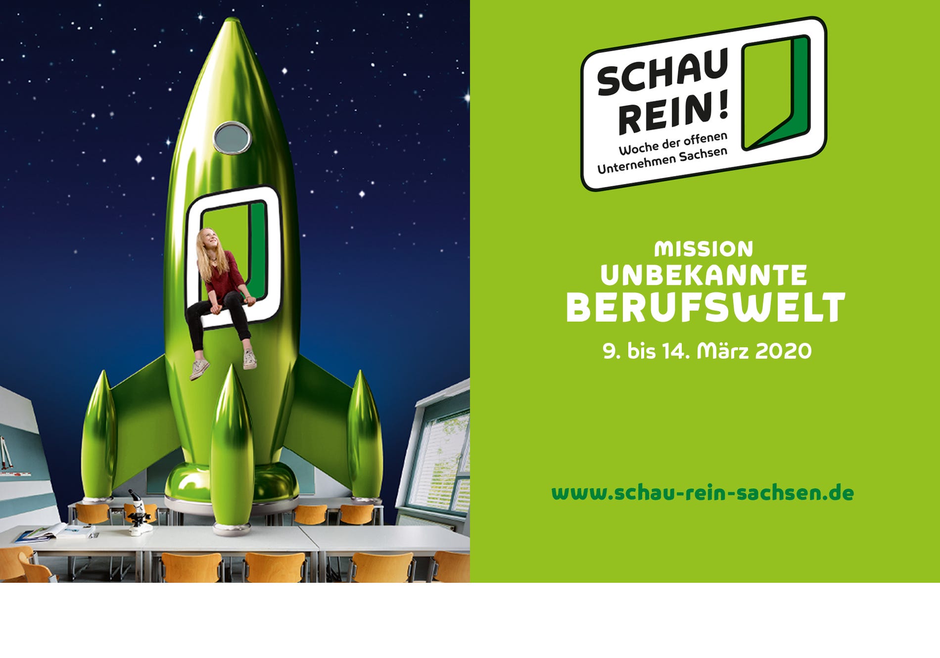 SCHAU REIN! Von der Schulbank in die berufliche Zukunft.