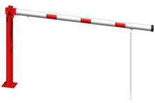 Handschranke rot-weiss