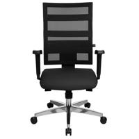 Bürostuhl schwarz Frontansicht