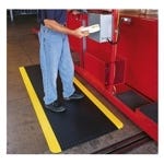 Antirutschmatte Yoga Deck Ultra mit Signalstreifen