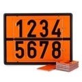 Gefahrgut-Warntafel-Set mit Wechselziffern
