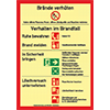 Sicherheitsaushang Brände verhüten (mit Handfeuermelder)