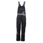 Planam Highline Latzhose Damen, schwarz/schiefer/zink, Größe 34 - 54