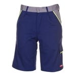 Planam Visline Shorts, marine/gelb/zink, Größe XS - 4XL