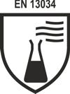 Piktogramm - EN 13034-6 Schutzkleidung vor flüssigen Chemikalien