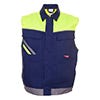 Visline Weste in marine/gelb/zink