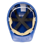 UVEX Schutzhelm Super Boss blau Innenansicht