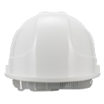 UVEX Schutzhelm Super Boss Rückansicht - weiß