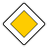 Richtzeichen - Vorfahrtsstraße