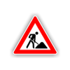 Gefahrzeichen - Warnung vor einer Arbeitsstelle / Baustelle