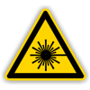 Warnschild, Warnung vor Laserstrahl, ISO 7010