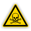 Warnschild - Giftige Stoffe