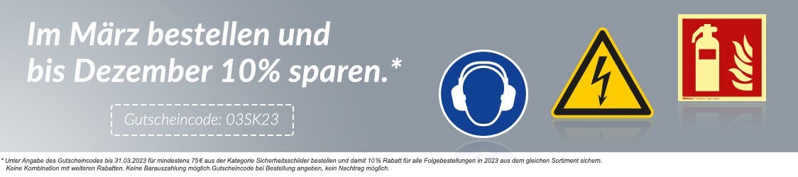 Verbotsschilder