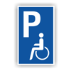 Parkplatzschild Behindertenparkplatz