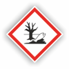 Gefahrstoffkennzeichen - GHS09 - Umwelt (toter Fisch)