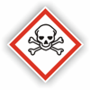Gefahrstoffkennzeichen - GHS06 - Totenkopf mit gekreuzten Knochen