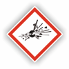 Piktogramm Gefahrstoffkennzeichen GHS01 - Explosion