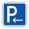 Parkplatzschilder nach STVO - Parken Anfang bzw. Ende