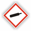 Gefahrstoffkennzeichen - GHS04 - Gasflasche